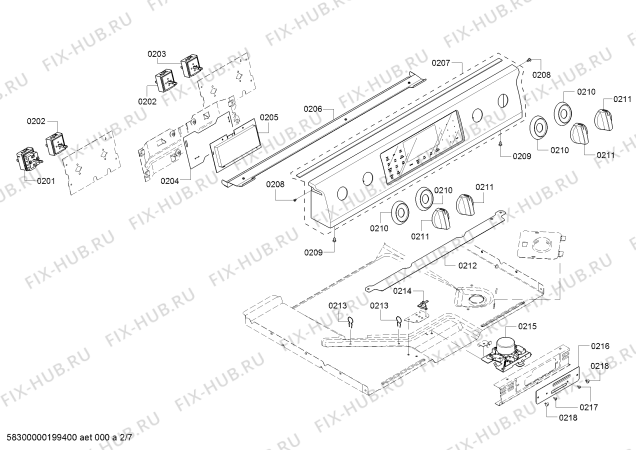 Схема №5 HEIP054C Bosch с изображением Кабель для духового шкафа Bosch 12006315