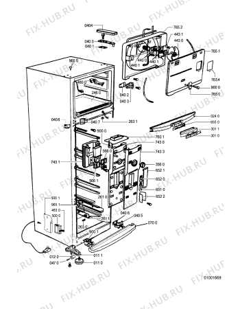 Схема №1 ARC 4010 с изображением Сосуд для холодильника Whirlpool 481241829749