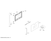 Схема №2 BS225130 с изображением Рамка для духового шкафа Bosch 00684064