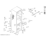 Схема №2 KGF39SW20X с изображением Дверь морозильной камеры для холодильника Bosch 00688094
