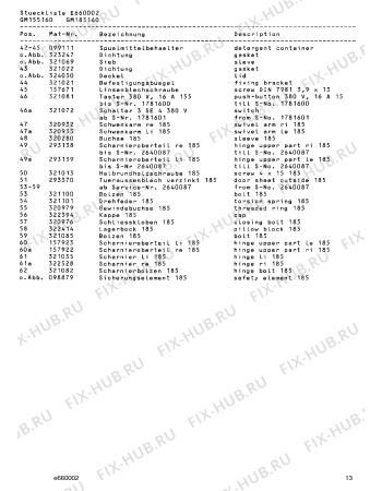 Схема №12 GM185160 с изображением Крышка для посудомойки Bosch 00157826