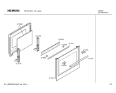Схема №5 HB110210 Voelkel с изображением Передняя часть корпуса для электропечи Siemens 00442835
