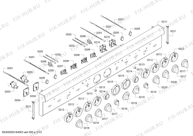 Схема №3 PRG486NLH Thermador с изображением Горелка для плиты (духовки) Bosch 11004799
