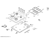 Схема №1 OCA552E с изображением Столешница для плиты (духовки) Bosch 00247081