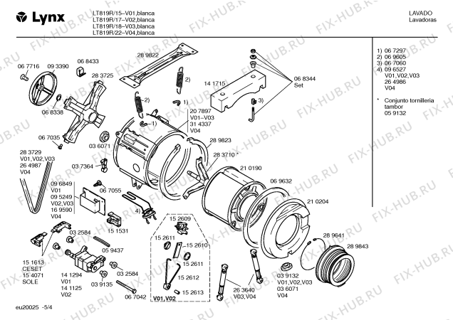 Схема №3 LT819R/37 LT819/INOX с изображением Панель управления для стиральной машины Bosch 00299886