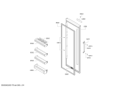 Схема №2 KS29VVW3P Siemens с изображением Дверь для холодильника Bosch 00716509