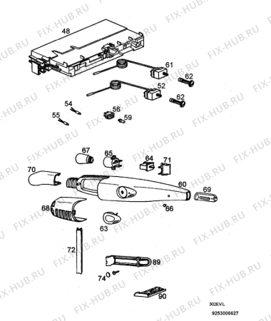 Взрыв-схема холодильника Electrolux ER8542B - Схема узла Electrical equipment 268