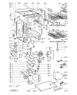 Схема №2 ADG 4540 с изображением Модуль (плата) управления для посудомойки Whirlpool 481221478386