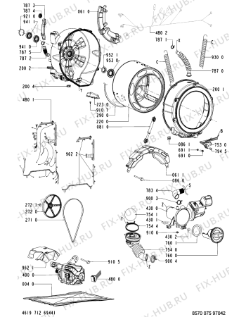 Схема №1 085 BT/BD с изображением Индикаторная лампа для стиралки Whirlpool 481213448304