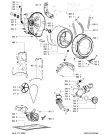 Схема №1 085 BT/BD с изображением Индикаторная лампа для стиралки Whirlpool 481213448304