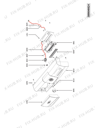 Схема №5 AWG 308 E BAL с изображением Обшивка для стиралки Whirlpool 480111101628