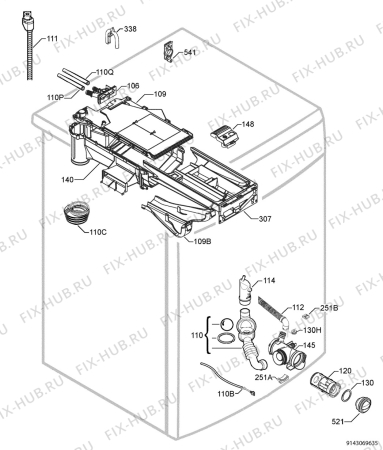 Схема №3 L5462CS с изображением Модуль (плата) для стиралки Aeg 973914903217003