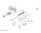 Схема №4 CG440S2IL с изображением Панель управления для электропосудомоечной машины Bosch 00667539