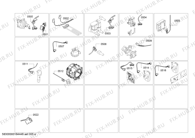 Схема №2 WAW32560ME, Serie 8 VarioPerfect с изображением Вкладыш для стиральной машины Bosch 12006397