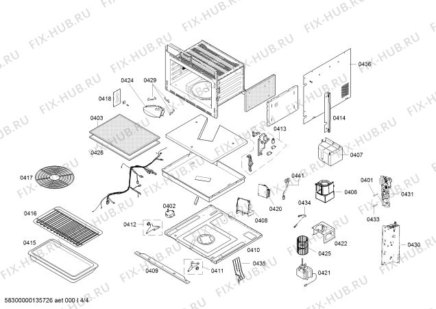 Схема №2 C57M70N0GB с изображением Панель управления для плиты (духовки) Bosch 00682889