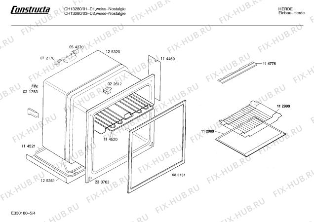 Схема №3 CH13280 с изображением Панель для плиты (духовки) Bosch 00277941