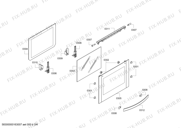 Схема №2 P1HEC74351 с изображением Панель управления для плиты (духовки) Bosch 00679014