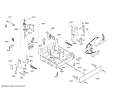 Схема №3 SRU55M08SK с изображением Передняя панель для электропосудомоечной машины Bosch 00449301