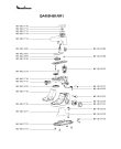 Схема №2 QB407H38/6R1 с изображением Крышка чаши для электрокомбайна Moulinex MS-0A17752