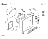 Схема №4 CT28010 CT2801 с изображением Уплотнитель двери для электросушки Siemens 00088821