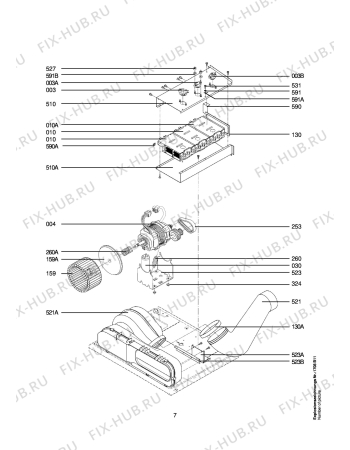 Схема №4 LTHAPROF с изображением Уплотнение для стиралки Aeg 6471209434