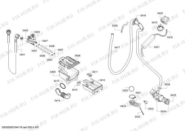 Схема №3 WM10T165IN с изображением Панель управления для стиралки Siemens 11016257