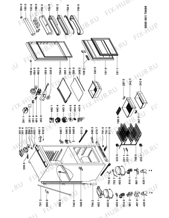 Схема №1 FIC-447 с изображением Вноска для холодильника Whirlpool 481245388057