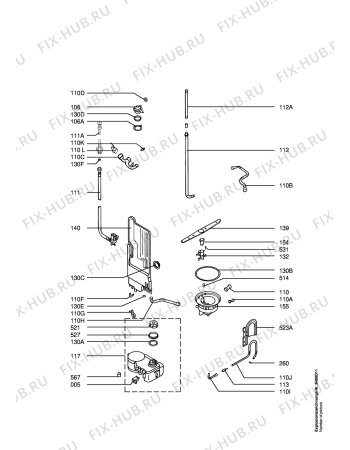 Взрыв-схема посудомоечной машины Seppelfricke GS 655 3 - Схема узла Water softener 066