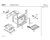 Схема №2 HBN1460EU с изображением Передняя часть корпуса для плиты (духовки) Bosch 00360433