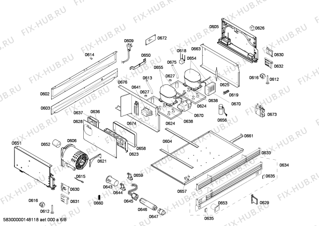 Схема №4 FIN36MIER1 F 1901 SF с изображением Декоративная рамка для холодильника Bosch 00247807