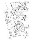 Схема №1 AWL 512 F с изображением Зажим для стиралки Whirlpool 481950218389