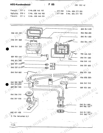 Взрыв-схема посудомоечной машины Aeg ELECTRONIC 231 U - Схема узла Section8