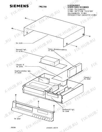 Схема №9 FM627W4 с изображением Блок питания для телевизора Siemens 00756170