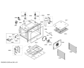 Схема №5 ME301EB с изображением Затвор для духового шкафа Bosch 00663804