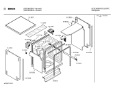 Схема №5 SGS5302GB с изображением Передняя панель для электропосудомоечной машины Bosch 00351732