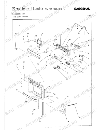 Схема №4 SK500062W с изображением Плата для холодильной камеры Bosch 00260342