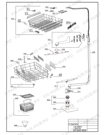 Схема №1 DIN 5930 FX (7615833942) с изображением Обшивка для посудомойки Beko 1745970207