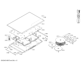 Схема №1 T58TS21N0 с изображением Стеклокерамика для электропечи Bosch 00715699