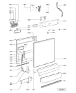 Схема №1 ADP 5445 WH с изображением Микромодуль для посудомойки Whirlpool 481221479569