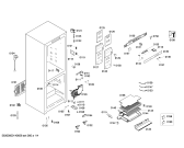 Схема №2 KGN57X00NE с изображением Дверь морозильной камеры для холодильной камеры Bosch 00683478