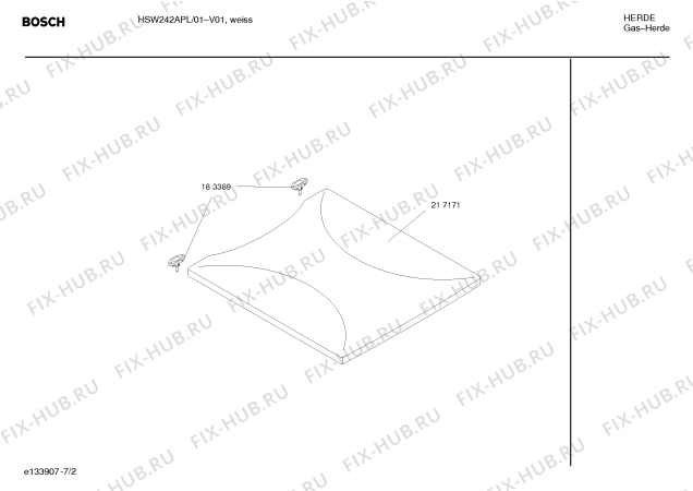 Схема №4 HSW242APL Bosch с изображением Часы для плиты (духовки) Bosch 00481396