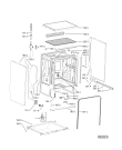 Схема №3 GSFL 3131 IN с изображением Кабель для посудомоечной машины Whirlpool 480140102027
