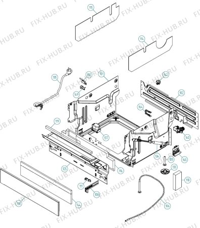 Схема №3 D5155 DK   -White Bi Soft (337753, DW70.5) с изображением Сенсорная панель для посудомойки Gorenje 103686
