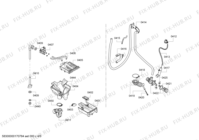 Схема №3 WM14Y7X1TR IQ800 8kg/1400 Devir A+++ с изображением Ручка для стиралки Siemens 00754419