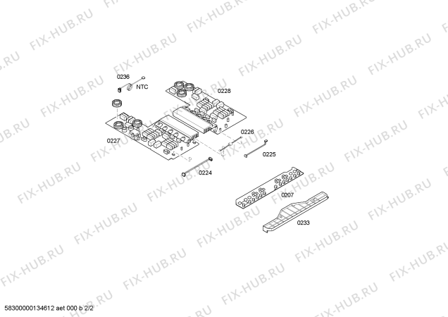 Взрыв-схема плиты (духовки) Bosch NIB645E14M polybox IH5-I 60cm 4I - Схема узла 02