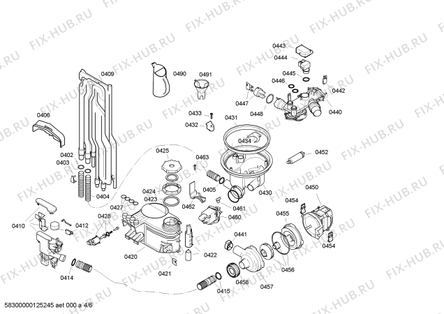 Схема №2 SE2HNE6 premium line с изображением Передняя панель для посудомоечной машины Bosch 00660255