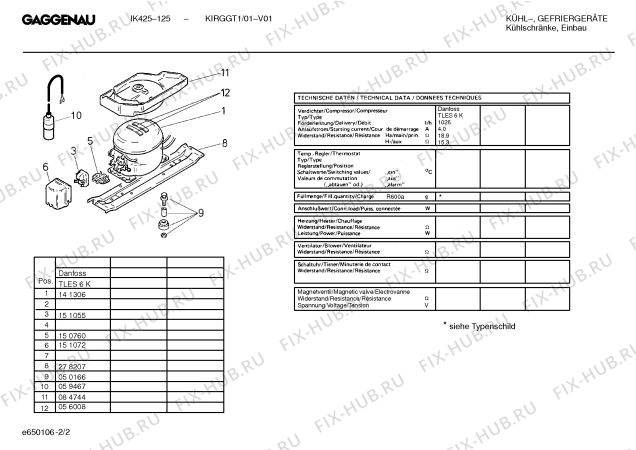 Взрыв-схема холодильника Gaggenau KIRGGT1 IK425-125 - Схема узла 02