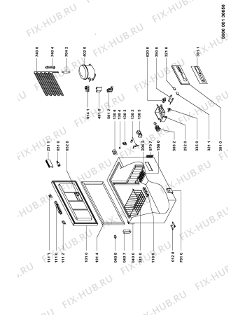 Схема №1 AFG 503-A/H с изображением Компрессор для холодильной камеры Whirlpool 481236038688