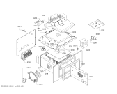 Схема №3 BS485111 с изображением Рамка для электропечи Bosch 00770135