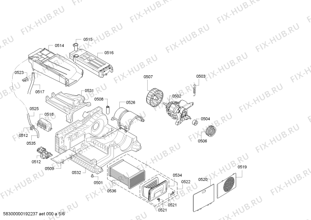 Схема №3 WTP60000 с изображением Панель управления для сушилки Bosch 11013200